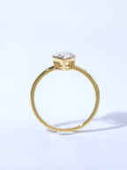 Pear Solitaire Bezel Set Ring – Classic Plain Band – Timeless Design – Lab-Grown Diamond