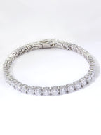 Classic Round Brilliant Lab-Grown Diamond Solitaire Tennis Bracelet