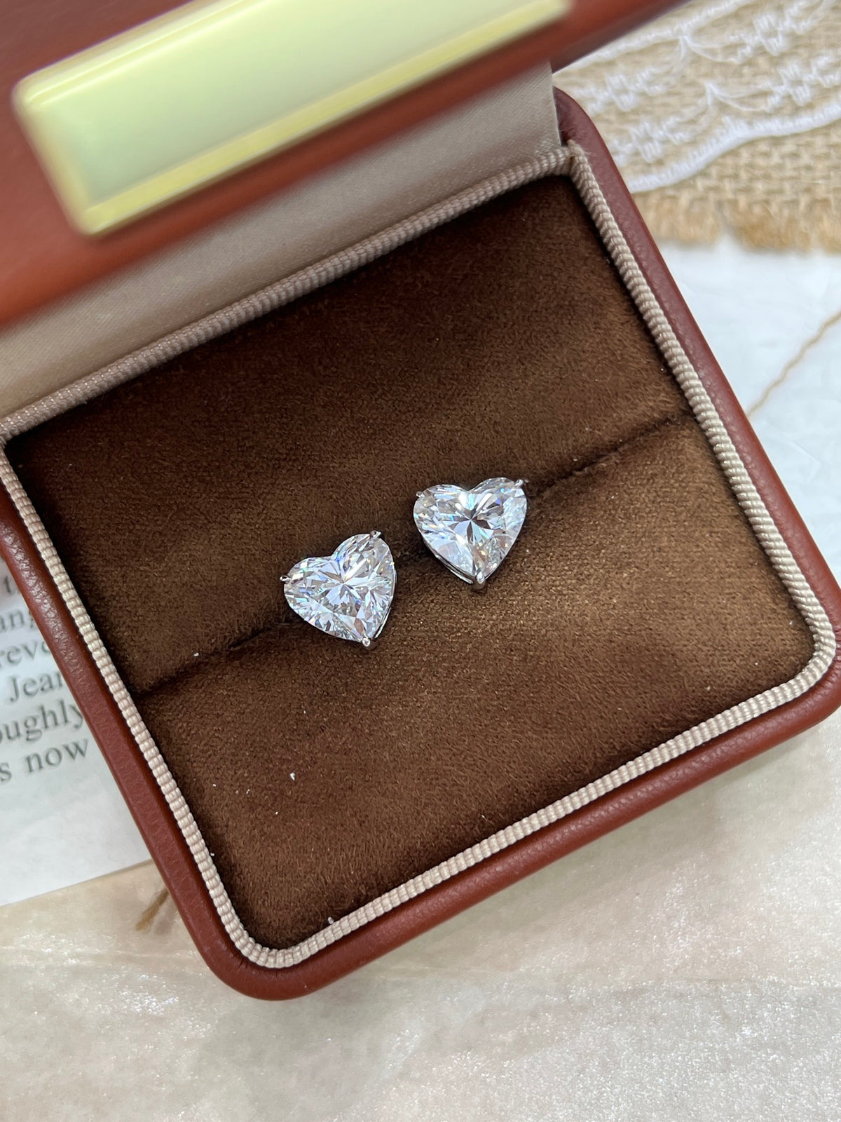 Fancy Cut Lab-Grown Diamond Solitaire Stud Earrings Collection